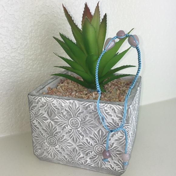 Handmade Chinese Knotting Bracelet W/ Glass Beads - Picture 5 of 8